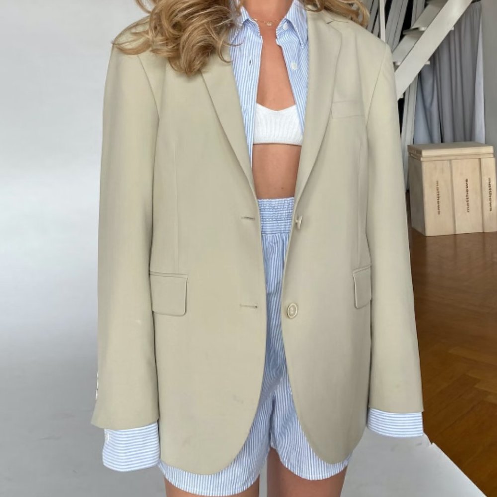 Djerf Avenue Forever Blazer Greige